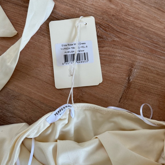 Eliza Maxi Dress Yellow - Picture 5 of 8